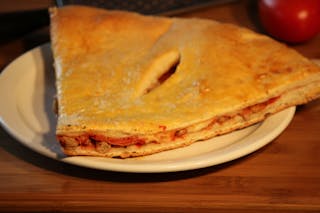 Meat Stuffed Pizza Slice