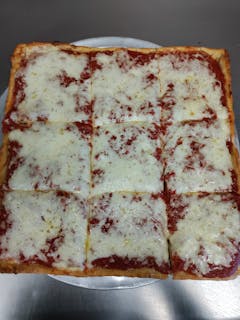 Plain Sicilian Pizza