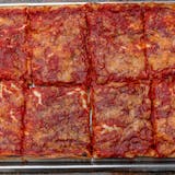 Upside-Down Sicilian Pizza Slice