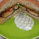 Grilled Chicken Spinach Pesto Ciabatta Sandwich Lunch