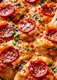Garlic Knot Pull Apart Vodka Roni Pizza