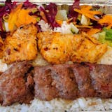 Chicken Shish and Chicken Adana Kebab Platter