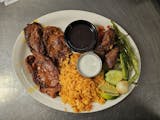 Carne Adobada Platter