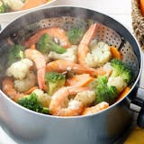 Steamed Shrimp w. Mixed Veg