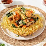 HK Style Shrimp Chow Mein