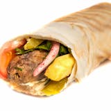 W3. Lamb Kebab Wrap