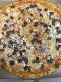 Lamb Feta Red Onion & Kalamata Olives Pizza
