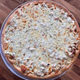 chicken alfredo pizza