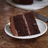 Chocolate cake slice