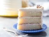 Vanilla cake slice