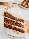 Carrot cake slice