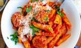 Penne With Meatballs