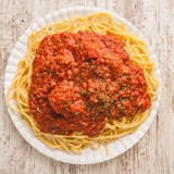 Kid's Spaghetti with One Meatball