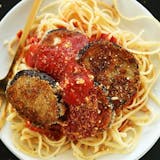 Eggplant Parm With Spaghetti Catering