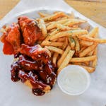 Chicken Wings with Fries