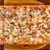 Chicken Scarpariello Square Pizza