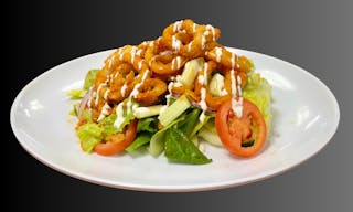 Buffalo Calamari Salad