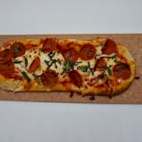 Pepperoni & Basil Flatbread Pizza