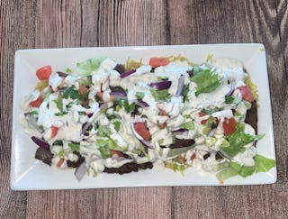 Gyro over rice