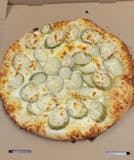 Dill pickle pizza