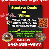 Sundays Deals on wings #20