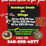 Sundays Deals on wings #30
