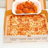 Small Cheese Pizza & 10 Party Wings Special