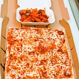 Large Cheese Pizza & 10 Party Wings Special
