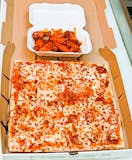 Large Cheese Pizza 14" & 10 Party Wings Special