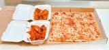 Large Cheese Pizza 14" & 20 Party Wings Special