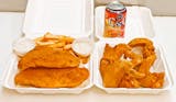 2 Pieces Fish & 5 Pieces Whole Wings Combo