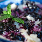 Blueberry Rice Pudding