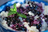 Blueberry Rice Pudding