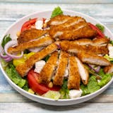 Greek Salad with Chicken Milan