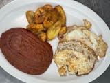 Refried Beans, Sweet Plantains& Egg