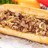 Philly Cheese Steak Sandwich with Fries & Can of Soda Special