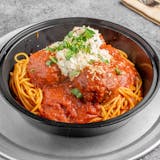 Spaghetti & Beef Meatballs Pasta (T)