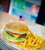 Cheeseburger with French Fries