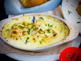 Spinach Ravioli with Alfredo Sauce