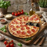 Thin Crust Pepperoni Pizza