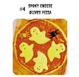 # 4 Spoky cheese pizza