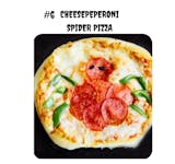 # 6 Cheesepeperoni spider pizza