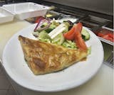 Spinach Pie with Greek Salad Lunch Special