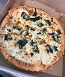 White Spinach Pizza