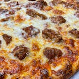 Meatball Parmesean Pizza