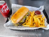1/4 lb. Burger, Fries & 12 oz Soda Special