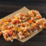 Thin Crust Hot Dogs Pizza