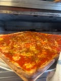 UP side down Sicilian pizza.