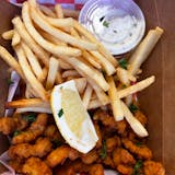 Fried Clam Strips with Fries
