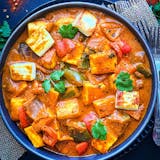 Paneer Tikka Masala with Plain Rice